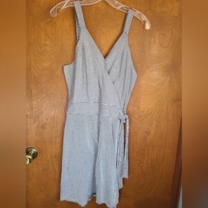 🌟 4/$20 Black And White Striped Dress